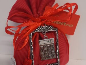 Sacchettino laurea con ciondolo