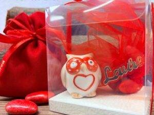 Gufetto laurea porcellana