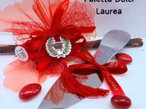 Paletta per il dolce bomboniea laurea